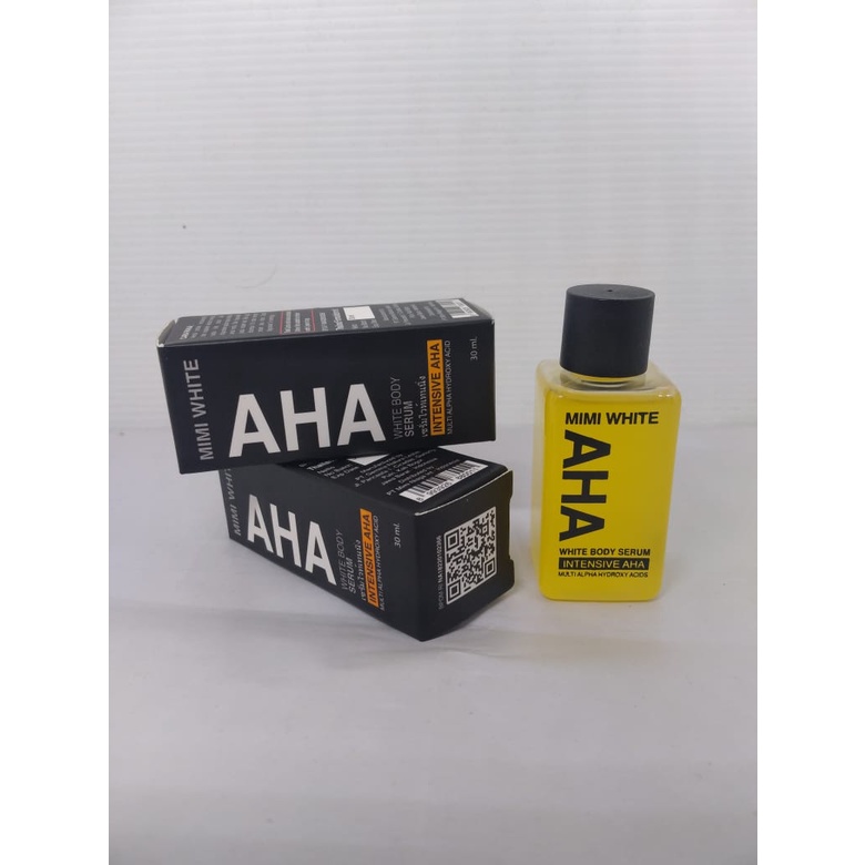 AHA Mimi White Body Serum Original Mencerahkan Kulit 30ml Original