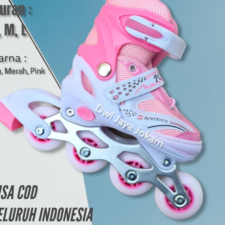 Produk Terpopuler [ BISA COD ] Power Speed Sepatu Roda Model bisa di setel Bajaj untuk pemula