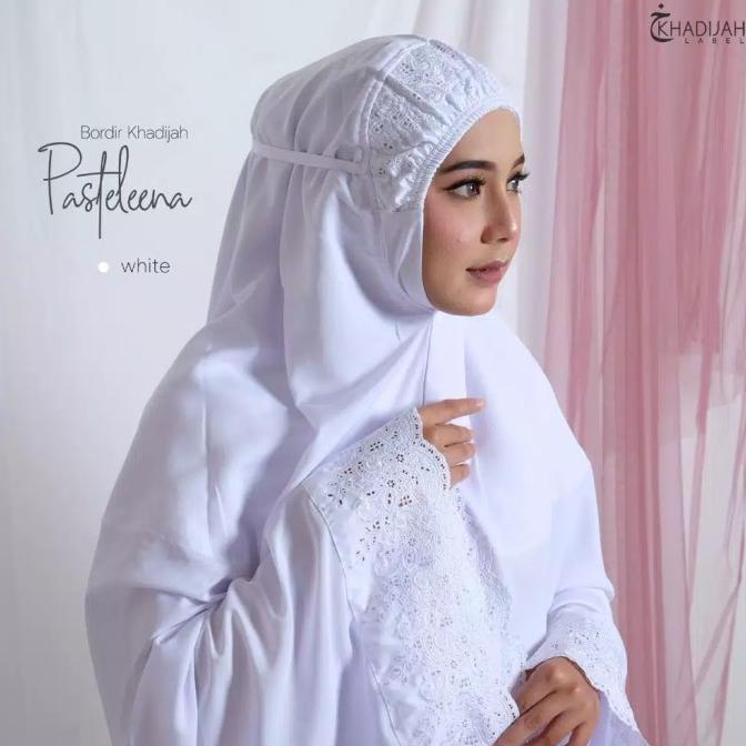Mukena Dewasa Jumbo Katun Besway Khadijah Syafina Putih