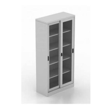 

Lemari Arsip Pintu Sliding kaca Modera MH 388 light grey