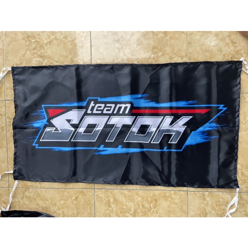 Cetak Bendera Kain Satin Bendera Printing Custom Desain Sendiri