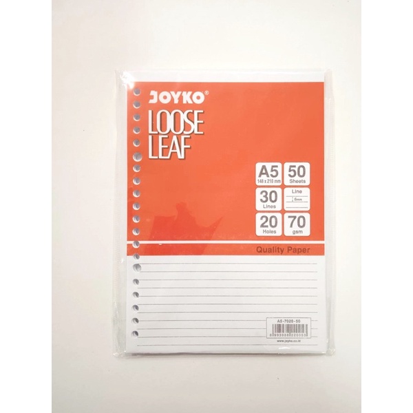 

Loose Leaf Joyko A5 50