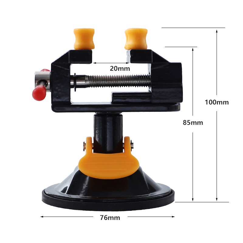 Klem Catok Meja Mini Portable Untuk Pekerjaan Kecil Hobi Perhiasan Diy Craft Repair Tool Work Table Bench Vise Tool Vice