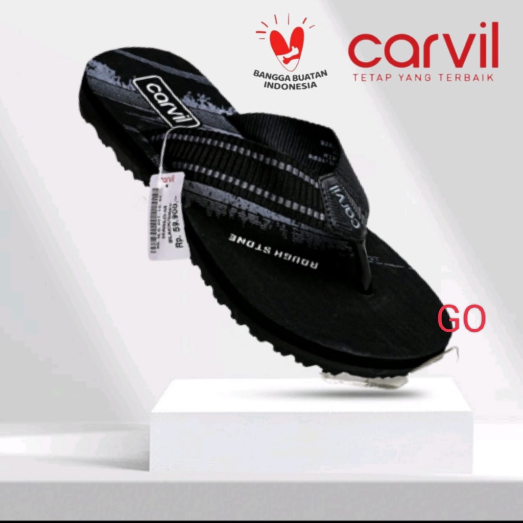 BB Carvil Sandal Pria 39-43 Sandal Jepit Carvil Anti Slip &amp; Awet