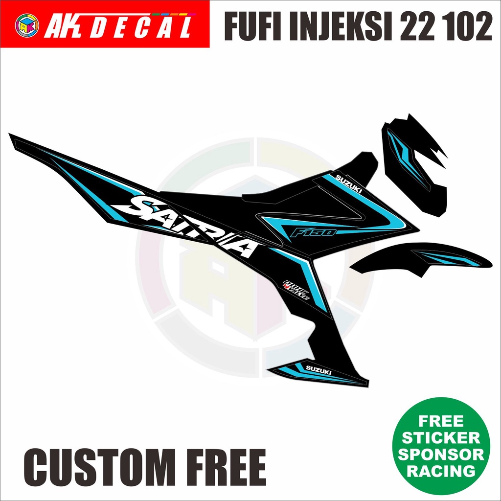 STRIPING LIVERY SATRIA F150 FI INJEKSI CUSTOM 22102