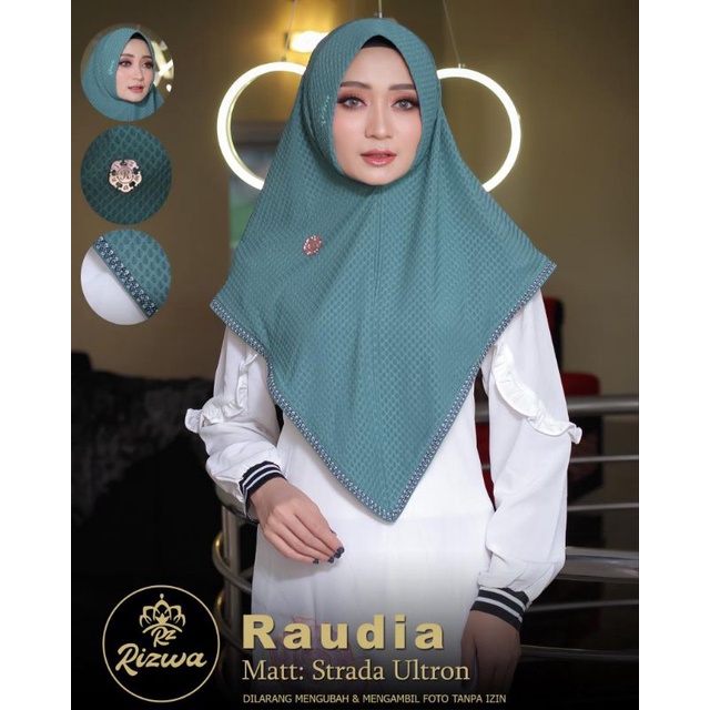 Hijab Raudia Original Rizwa Hijab