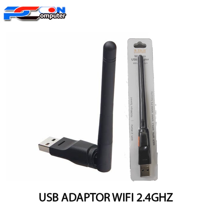 WIFI WIRELESS ADAPTER ANTENA 2.4Ghz M-TECH BISA UNTUK SET TOP BOX