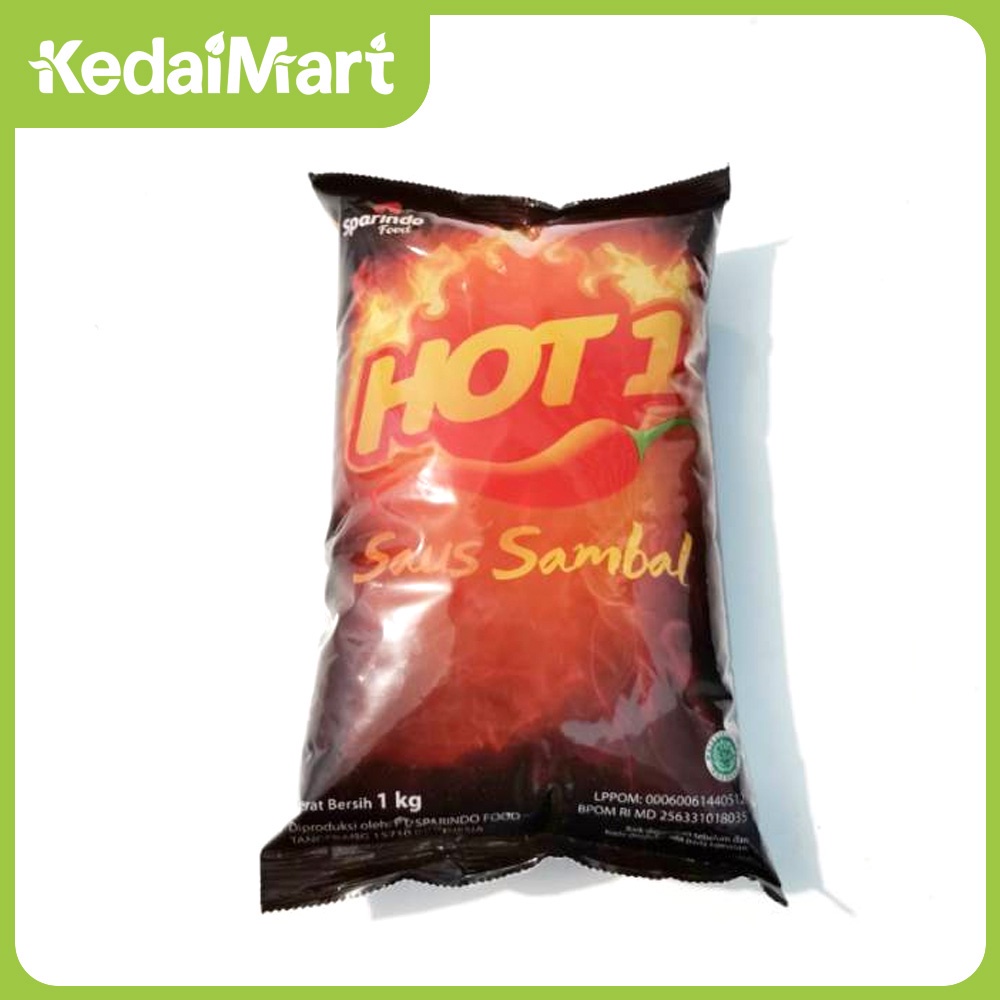 

Hot 1 Saus Sambal Pouch 1 Kg -Rr