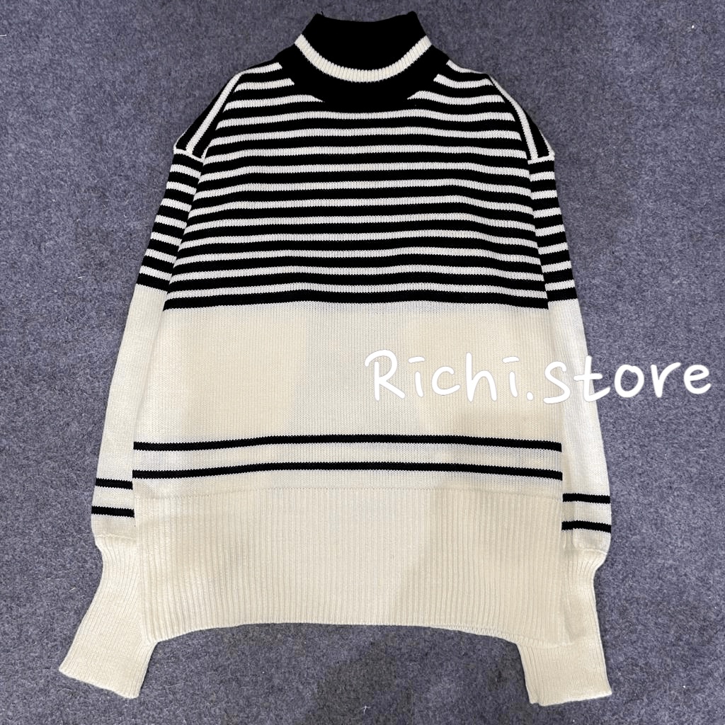 ERICA BLOUSE RAJUT ROUNDHAND MOTIF GARIS