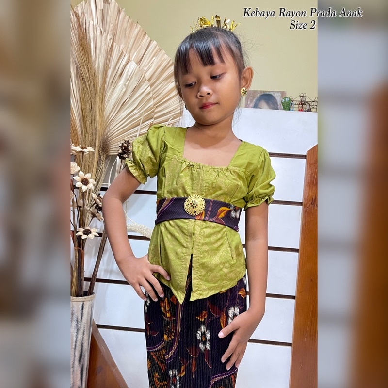 Kebaya Rayon Prada Anak/Baju Saja