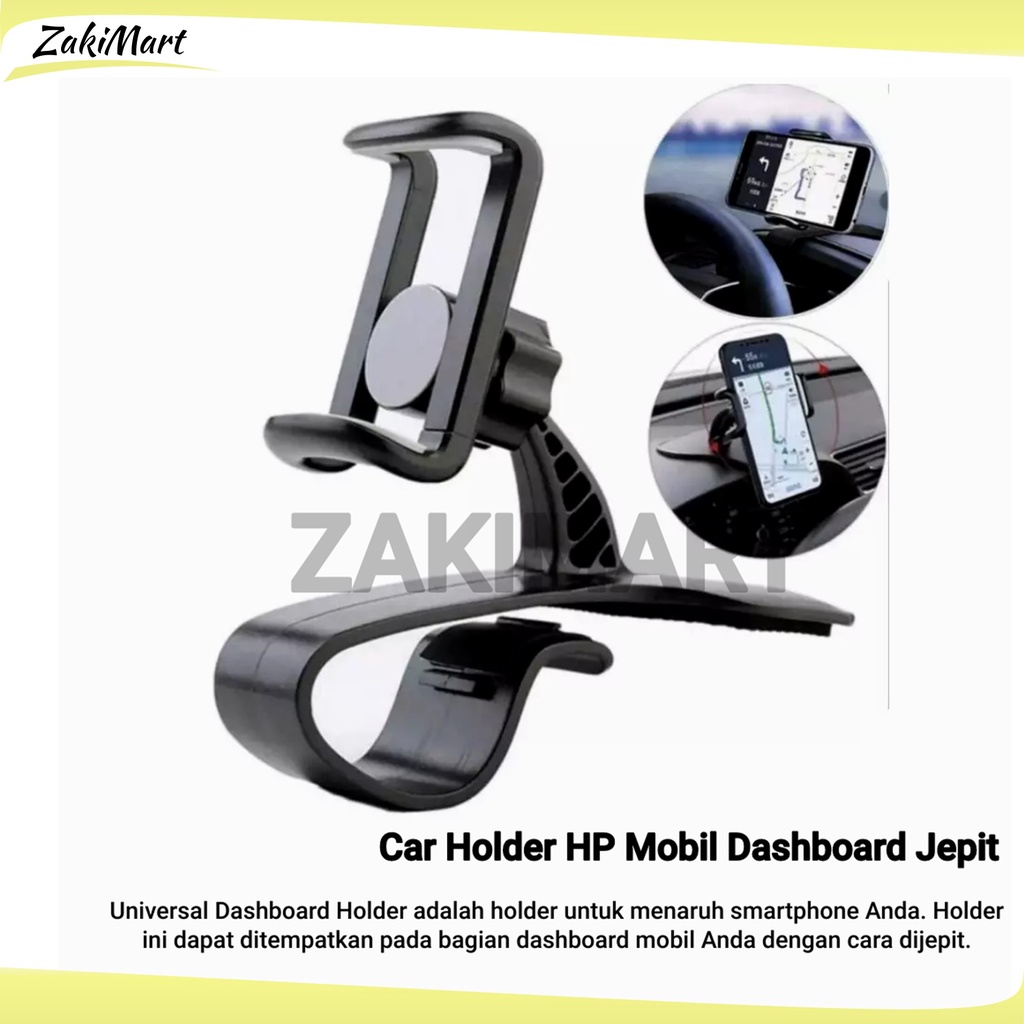 Car Holder HP Mobil Dashboard Jepit - Holder HP Mobil Universal