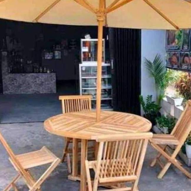 Meja Payung Set Resto/Taman/Outdoor