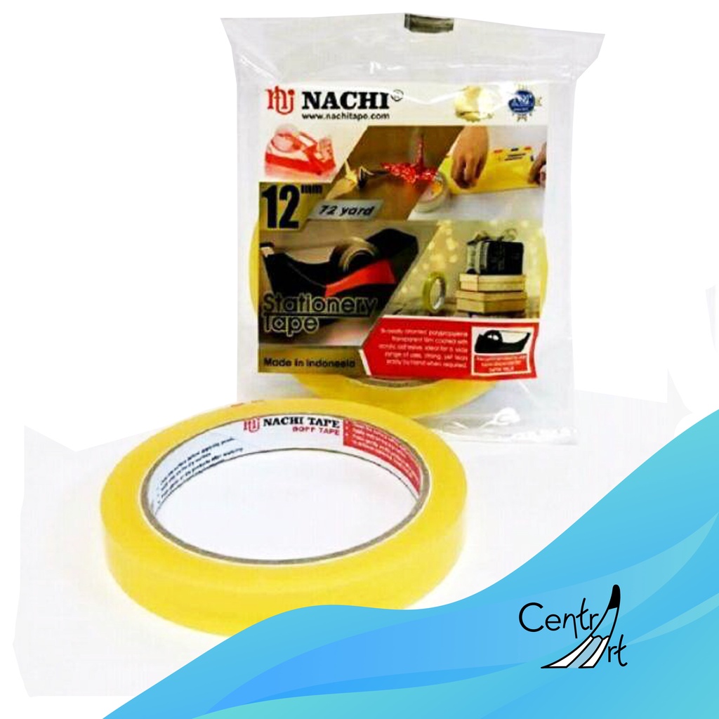 

Nachi Stationery Tape 12mm (1/2 inch) 72 yard