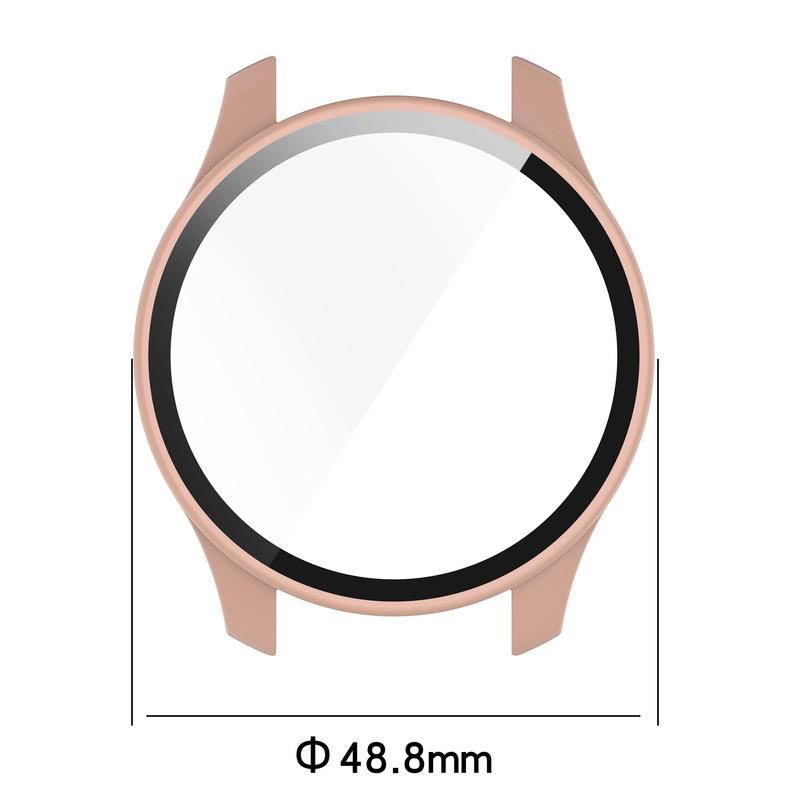 Pelindung Layar Tempered Glass For vivo watch 2full Coverage Bumper Tempered Screen Protector Cover Aksesoris Jam Tangan Vivo2