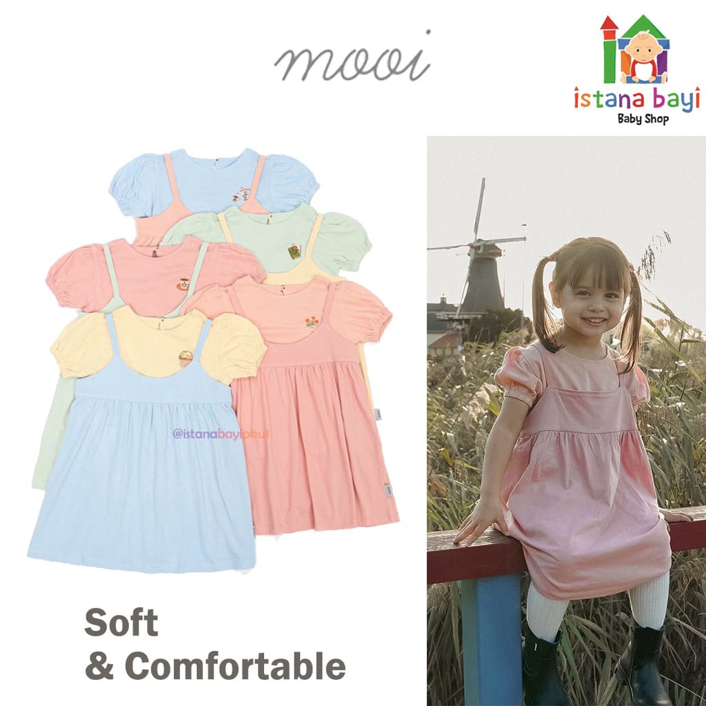 Mooi Overall Dress Set - Dress Baby / Dress Anak