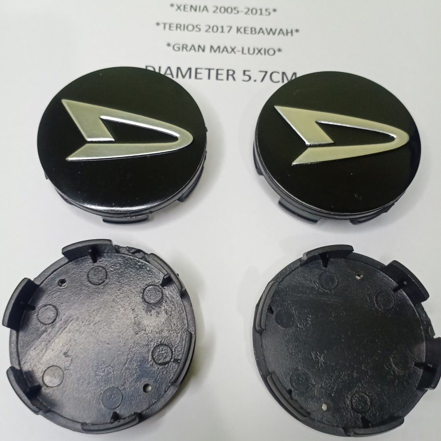 dop roda atau tutup velg as daihatsu xenia grandmax luxio diameter 5.7cm