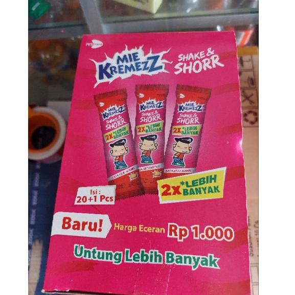 

[PRODUK YPVOJ] Mie kremezz shorr shor sor 1 box isi 20 PCS Baru Eceran 1000 JSD