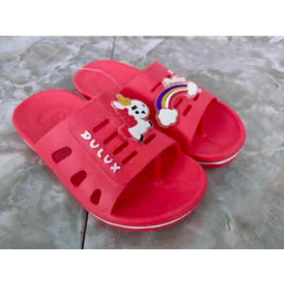 DX-269D-UNC Sandal Selop Jepit Anak Perempuan Karakter Unicorn Ukuran 24-29