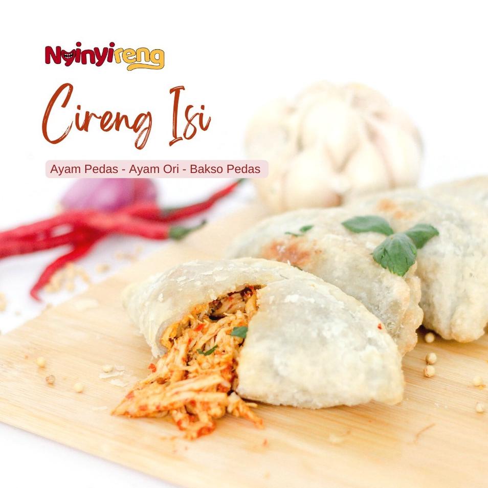 

✔️ Nyinyireng / Cireng Isi Ayam Pedas Bakso Pedas Ayam Original Frozen Food Cemilan Pedas