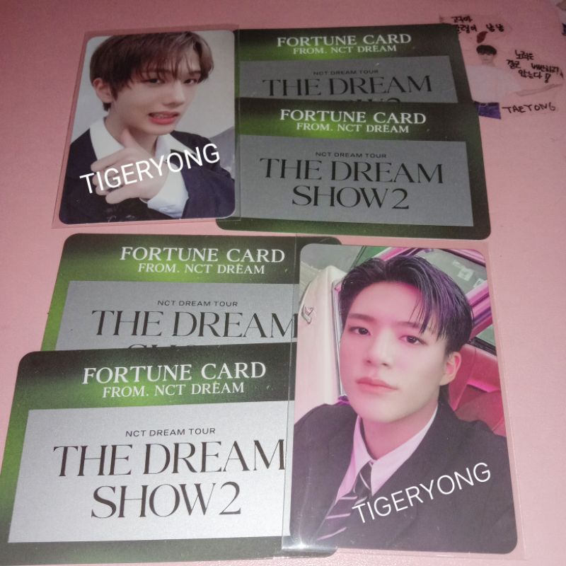 READY STOCK Fortune Scratch TDS 2 Unsealed Photocard selca JENO JISUNG
