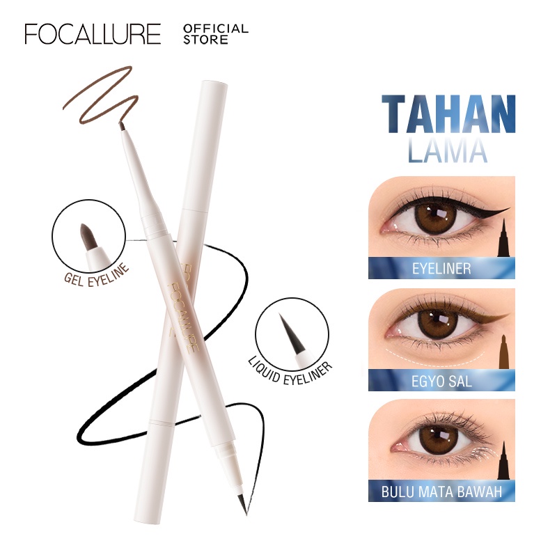 Jual FOCALLURE ModernUrban 2 IN 1 Liquid & Gel Eyeliner LongLasting