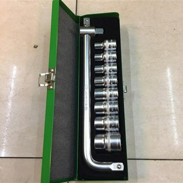 Shock Kunci Shock / Sock / Sok Set 10 Pcs 8-24Mm 1/2" Dr Tekiro Box Besi