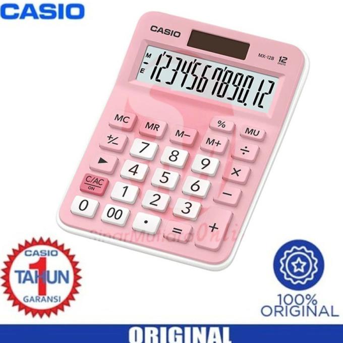 

Kalkulator Casio MX 12B 12 Digit - Pink