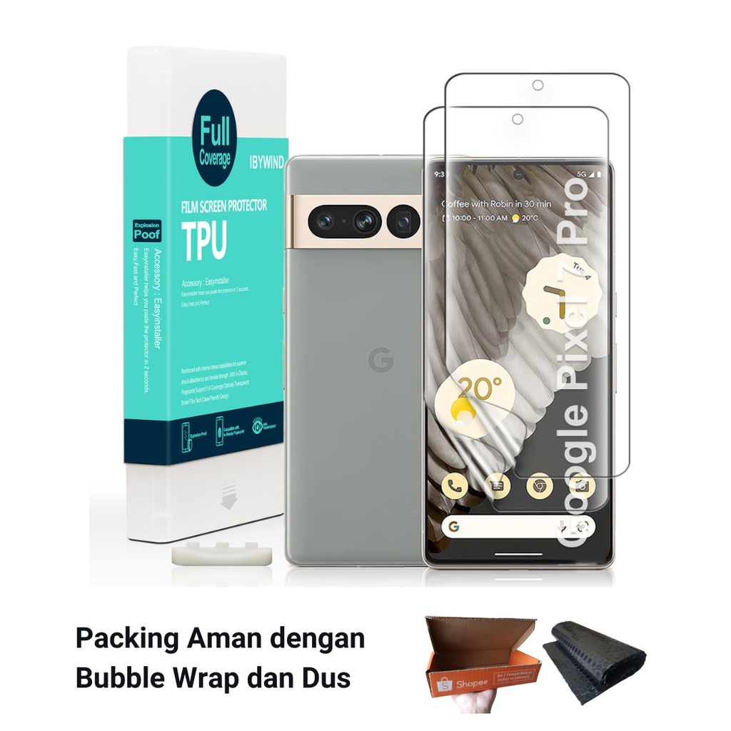 NEW PORODUK IBYWIND CLEAR TPU SCREEN PROTECTOR PIXEL 7 PRO / GOPIX 7 PRO