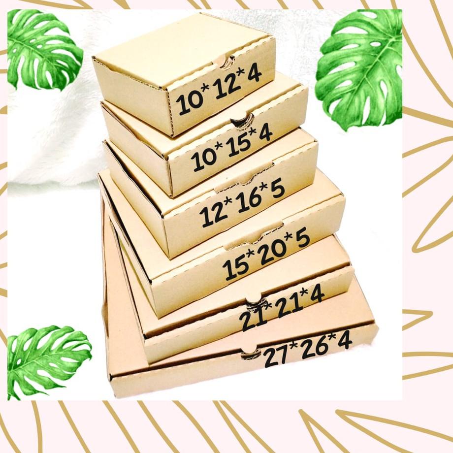 

(ISI 10 KARDUS) KARDUS DUS DIE CUT TEBAL MURAH KOTAK PACKING BAJU/MAKANAN/PIZZA/AKSESORIS ム