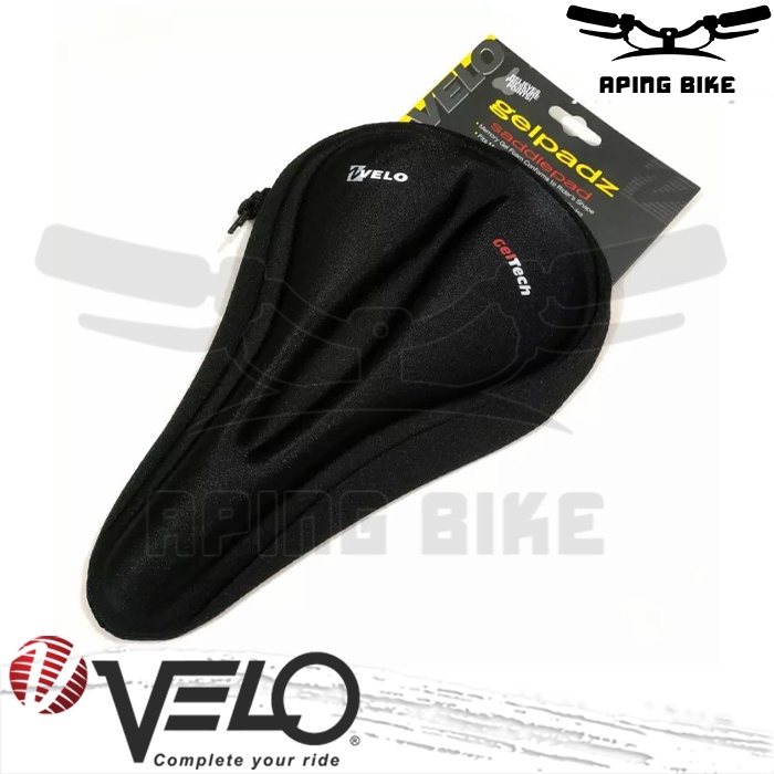 Cover Saddle Velo GEL Tech Sarung Jok Sepeda Tutup Sadel Gel MTB Roadbike Lipat Gravel