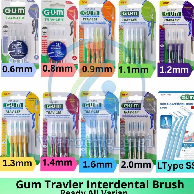 Gum Interdental Brush / Gum Trav Ler Interdental Brush