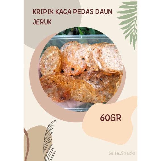 

KRIPIK KACA PEDAS DAUN JERUK // ORIGIN 60gram