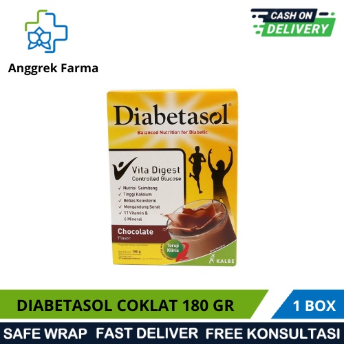 

DIABETASOL VITA DIGEST COKLAT 180 GR/SUSU UNTUK DIABETES