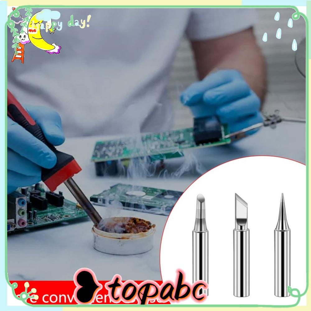 Top 17pcs/set Solder Ujung Besi Lengkung Cusp Kepala Las Satu Kata Awalan Bebas Timah