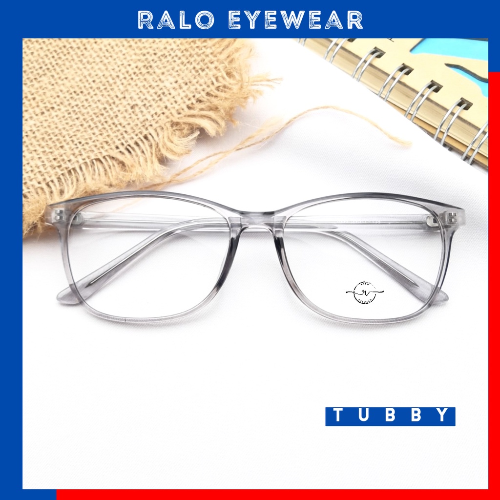 Kacamata TUBBY frame minus antiradiasi bahan plastik untuk pria wanita - 1036