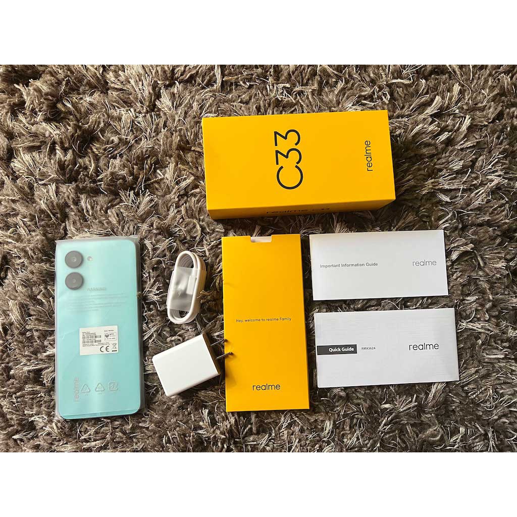 Realme C33 3/32 4/64 RAM 3 4 ROM 32 64 GB 3GB 4GB 32GB 64GB HP Smartphone Android