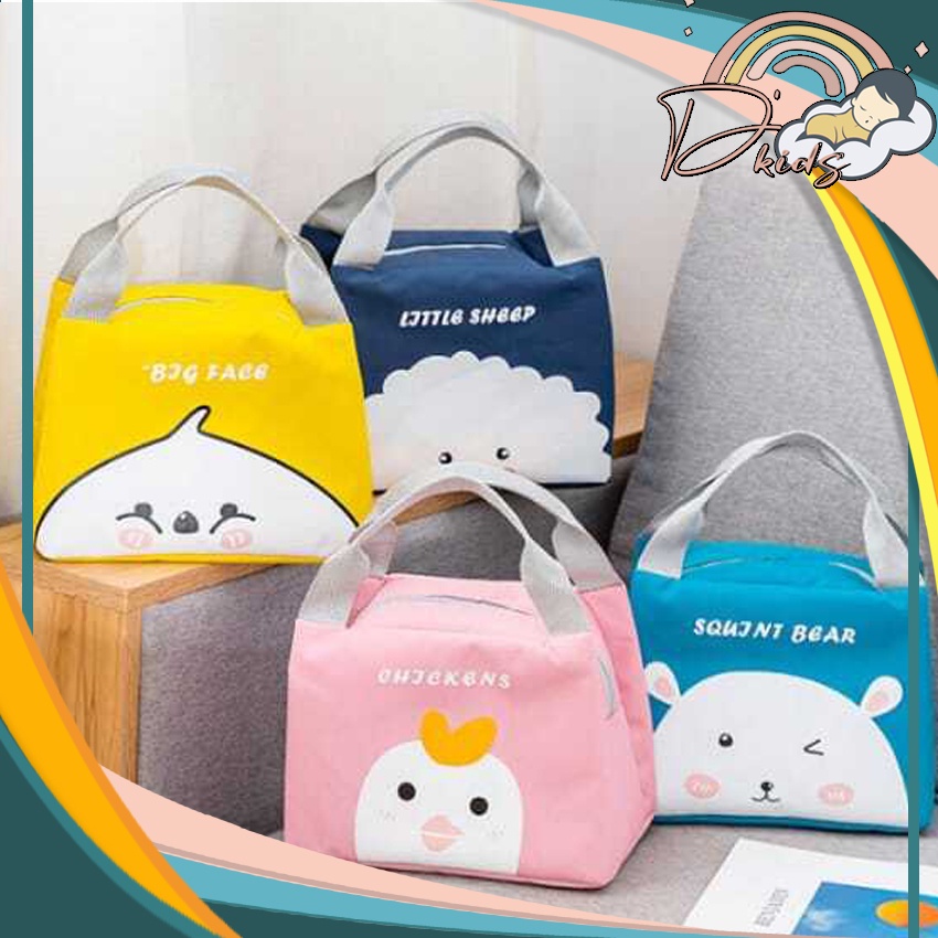 ❤️ 𝐃𝐤𝐢𝐝𝐬 ❤️ TB001 Cooler Bag Asi / Cooler Box / Tas Bekal Makanan Karakter / Lunch Bag | Cooler Bag Mini Bayi / Baby