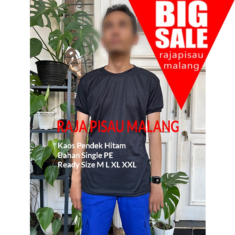 KAOS PENDEK POLOS HITAM PUTIH DAN HIJAU ARMY KAOS DALAMAN