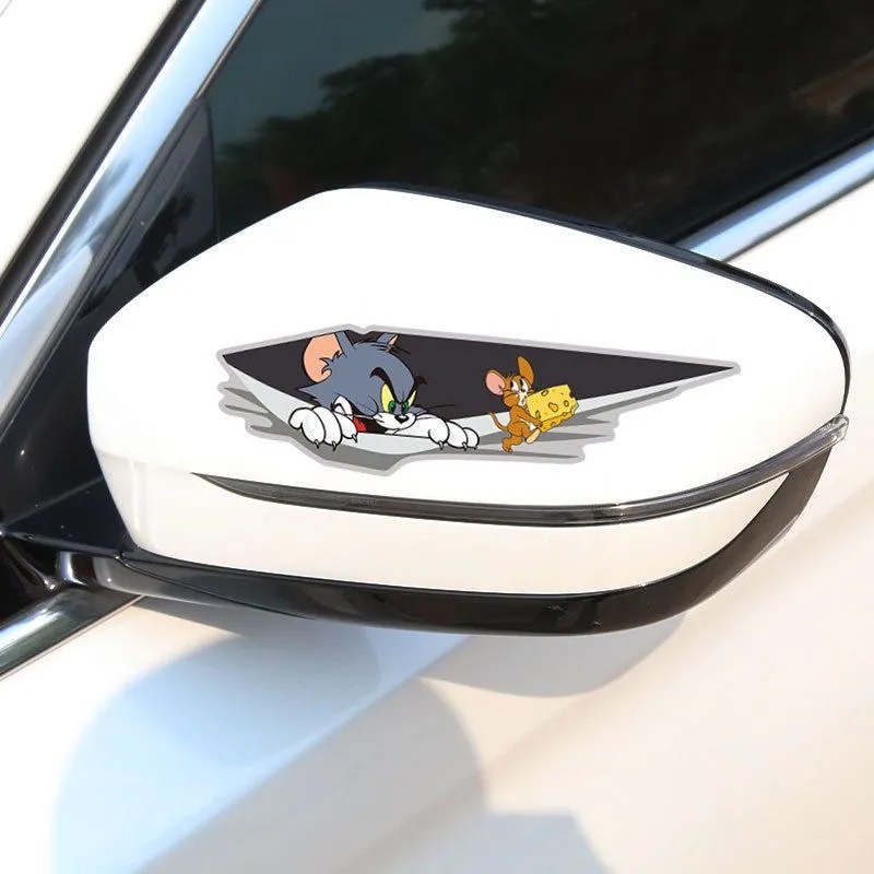 Stiker Kartun Mobil Untuk Menutupi Goresan Stiker Mobil Penampilan Stiker Kepribadian body Mobil