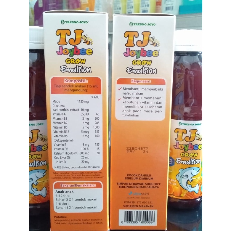 MADU TJ JOYBEE GROW EMULSION 200ML joybe grow emulsi