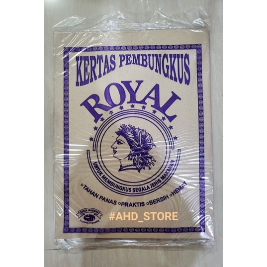 Kertas Nasi  ROYAL /Pembungkus Nasi Royal Isi 100 Lembar