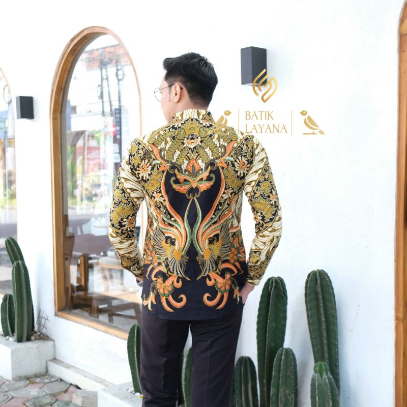 Kemeja Batik Parang Cendrawasih Slimfit Kemeja Formal / Nonformal