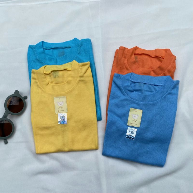 Baju anak perempuan laki laki 2 tahun | Oblong polos (2th)