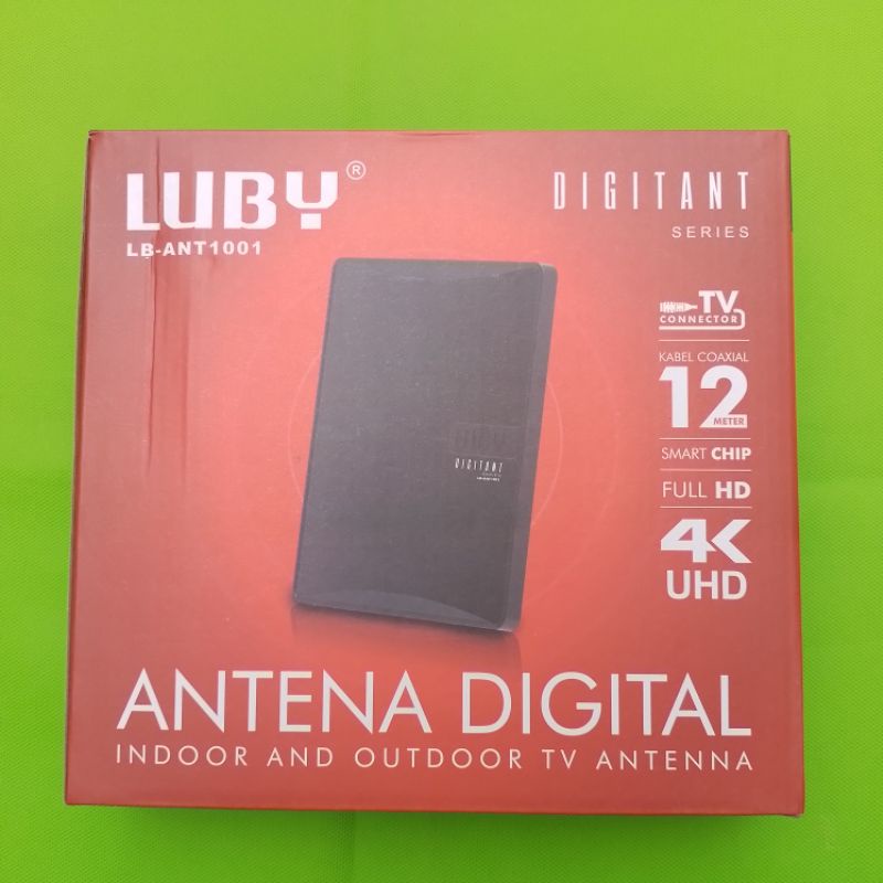 ANTENA TV DIGITAL INDOOR &amp; OUTDOOR LUBY LB-ANT1001 ORIGINAL