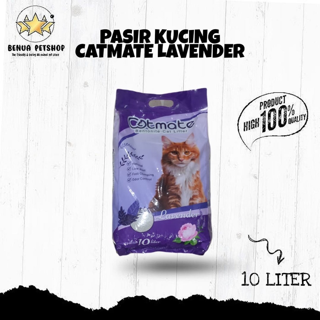 PASIR KUCING CATMATE BENTONITE LITTER IMPORT - 10 LITER (EKSPEDISI)