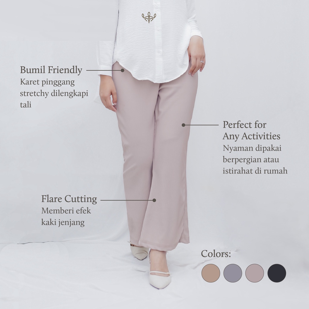 Wimi.id Relax Pants | Bawahan Celana Ibu Hamil