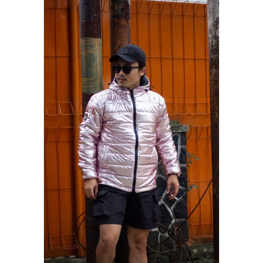 TROUBLEMAKER PUFFER JACKET HOLOGRAM SAKURA - PUFFERCOAT - PUFFER JACKET - OUTDOOR JACKET - JACKET GE