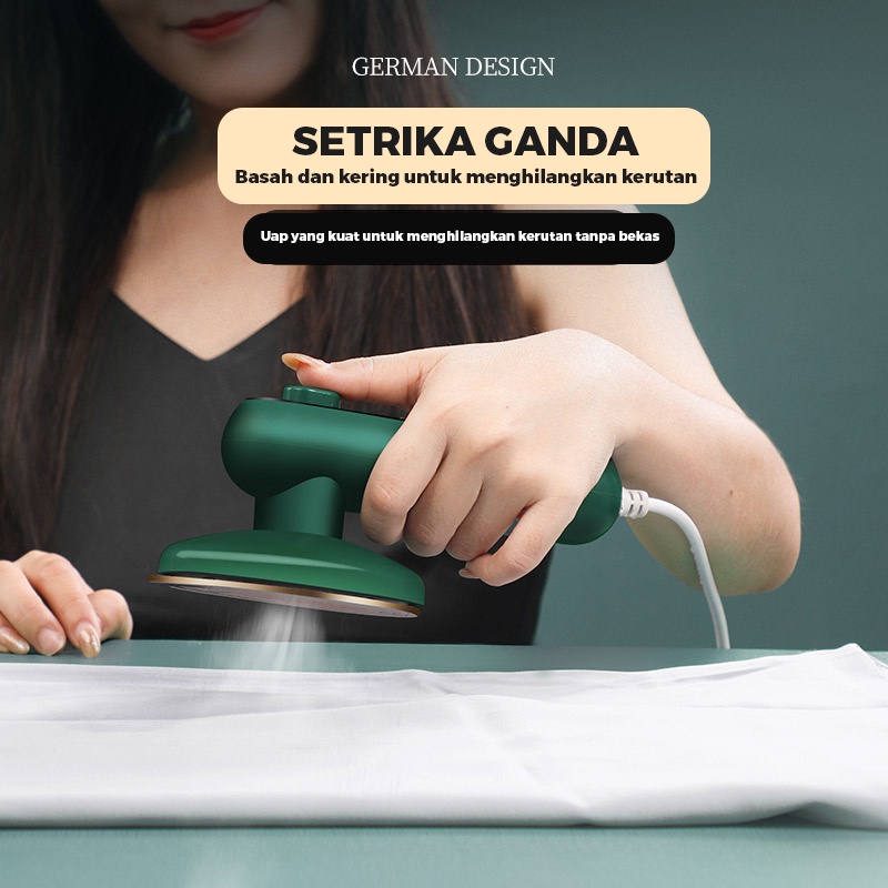【Ready】Setrika Uap Portable Travel Sederhana 360 Derajat Setrika Uap Mini Setrika Mini Portable Cepat Panas Bisa Spray