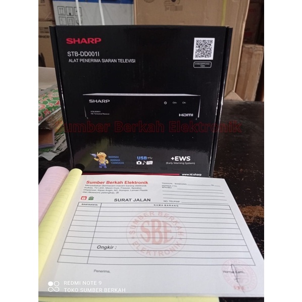 Set Top Box Sharp tv digital STB-DD0011 alat penerima siaran digital promo