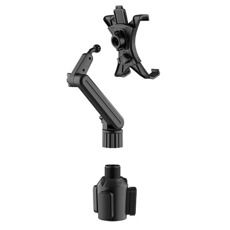 Zzz Adjustable Universal Gooseneck Car Cup Holder Mount GPS Bracket Otomotif Inner Leher Fleksibel Cradle-Untuk Tablet Ph